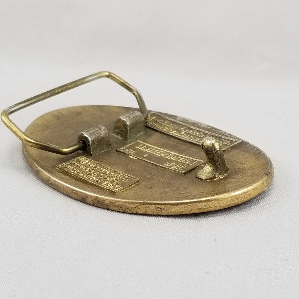 Belt Buckle 1983 Underground Overhead Metering School Garden City Kansas Wheatla